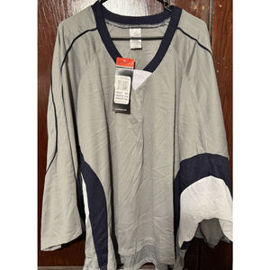 Kamazu Blank Practice Hockey Jersey Gray Men’s Size XL (?) New With Tags